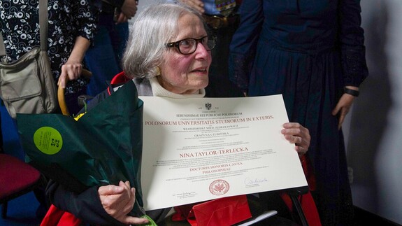 Literaturoznawczyni z UwB wygłosiła laudację w Polskim Uniwersytecie na Obczyźnie