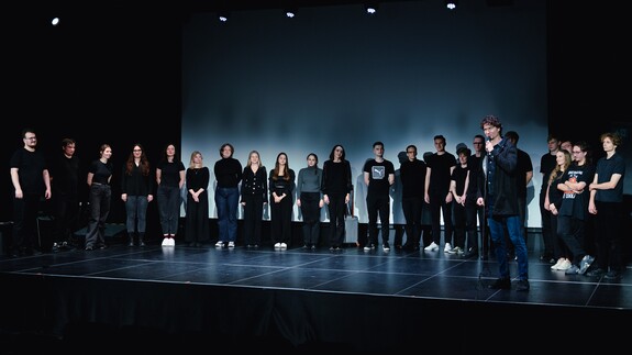 spektakl studenckiego teatru STuKot z udziałem Ch&oacute;ru Akademickiego UwBw  Wilnie