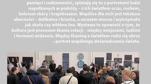 „Kadrowanie świata. Obrazy uplecione ze światła i gałganów” - wystawa pracowników WSK w Wilnie