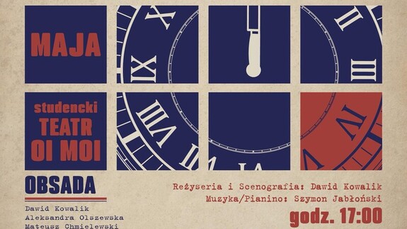 grafika informacyjna dotycząca spektaklu Morderstwo doskonałe